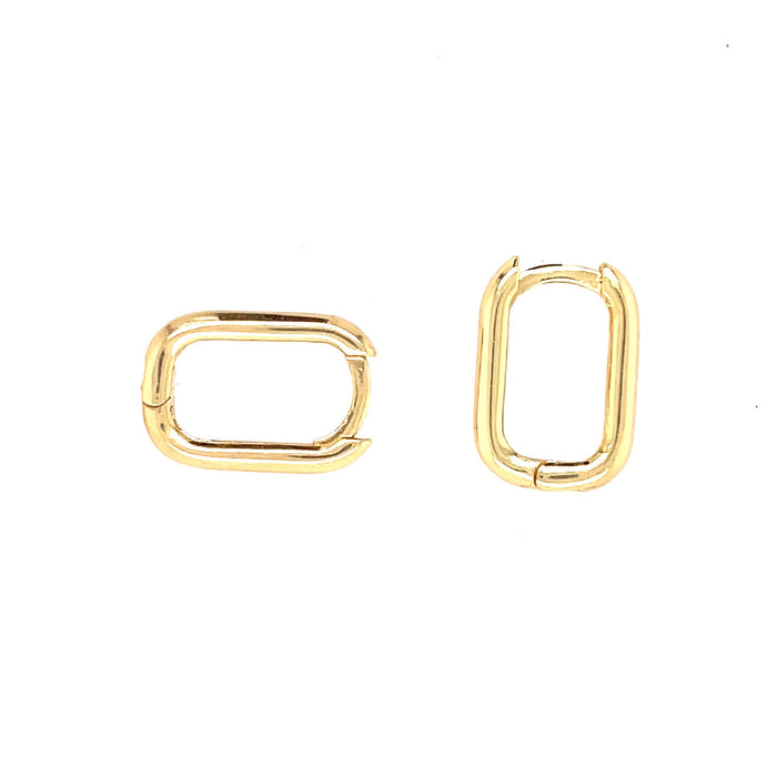 Tiny 14k Gold Vermeil Hoop Earrings