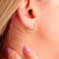 Celestial Star Huggie Hoops
