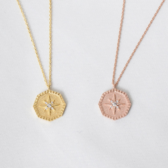 North Star Medallion Necklace