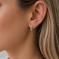 Bamboo Hoop Earrings