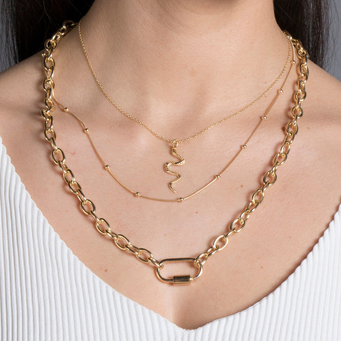 Carabiner Lock Necklace