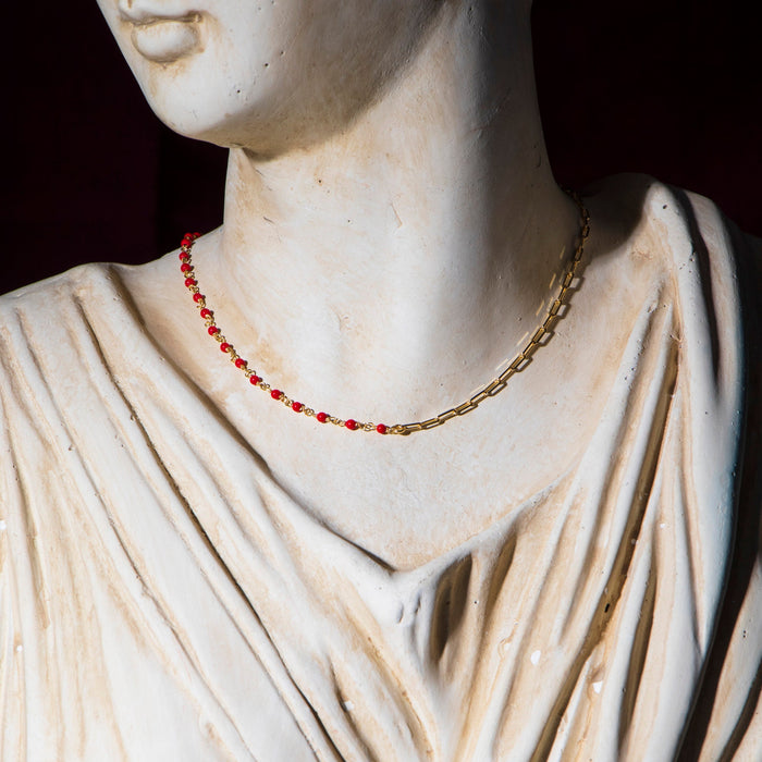 Dainty Coral Choker