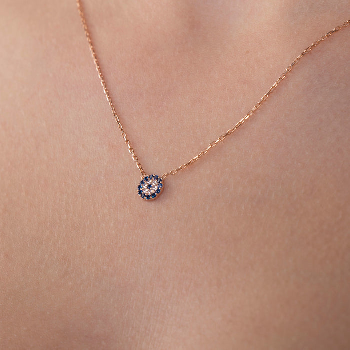 Dainty Evil Eye Protection Necklace