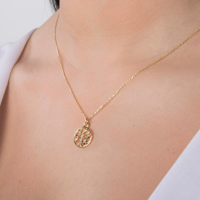 Elegant Tree of Life Family Pendant Necklace
