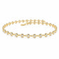 Bezel CZ Station Bracelet