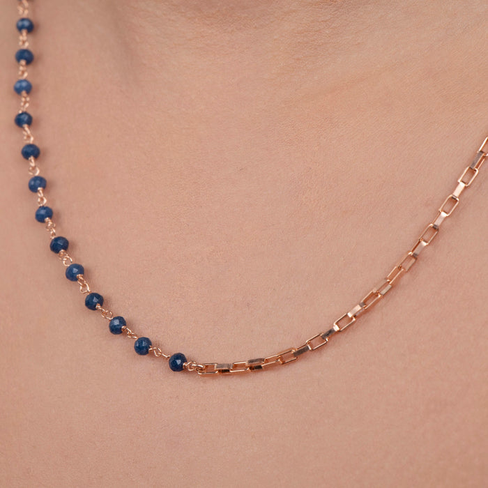 Dainty Lapis Lazuli Vermeil Necklace