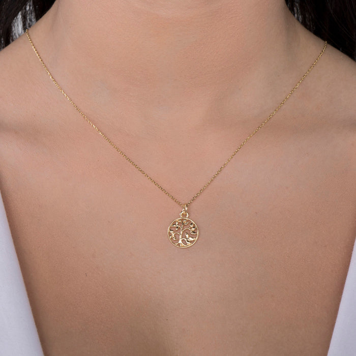 Elegant Tree of Life Family Pendant Necklace