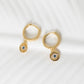 Evil Eye Huggie Hoop Earrings