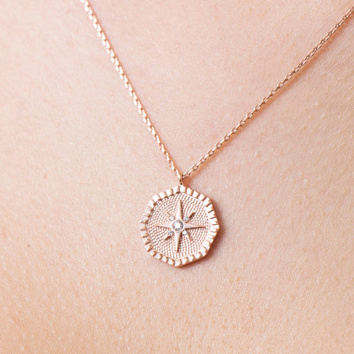 North Star Medallion Necklace