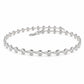 Bezel CZ Station Bracelet