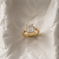 Emerald Cut Three Stone Ring