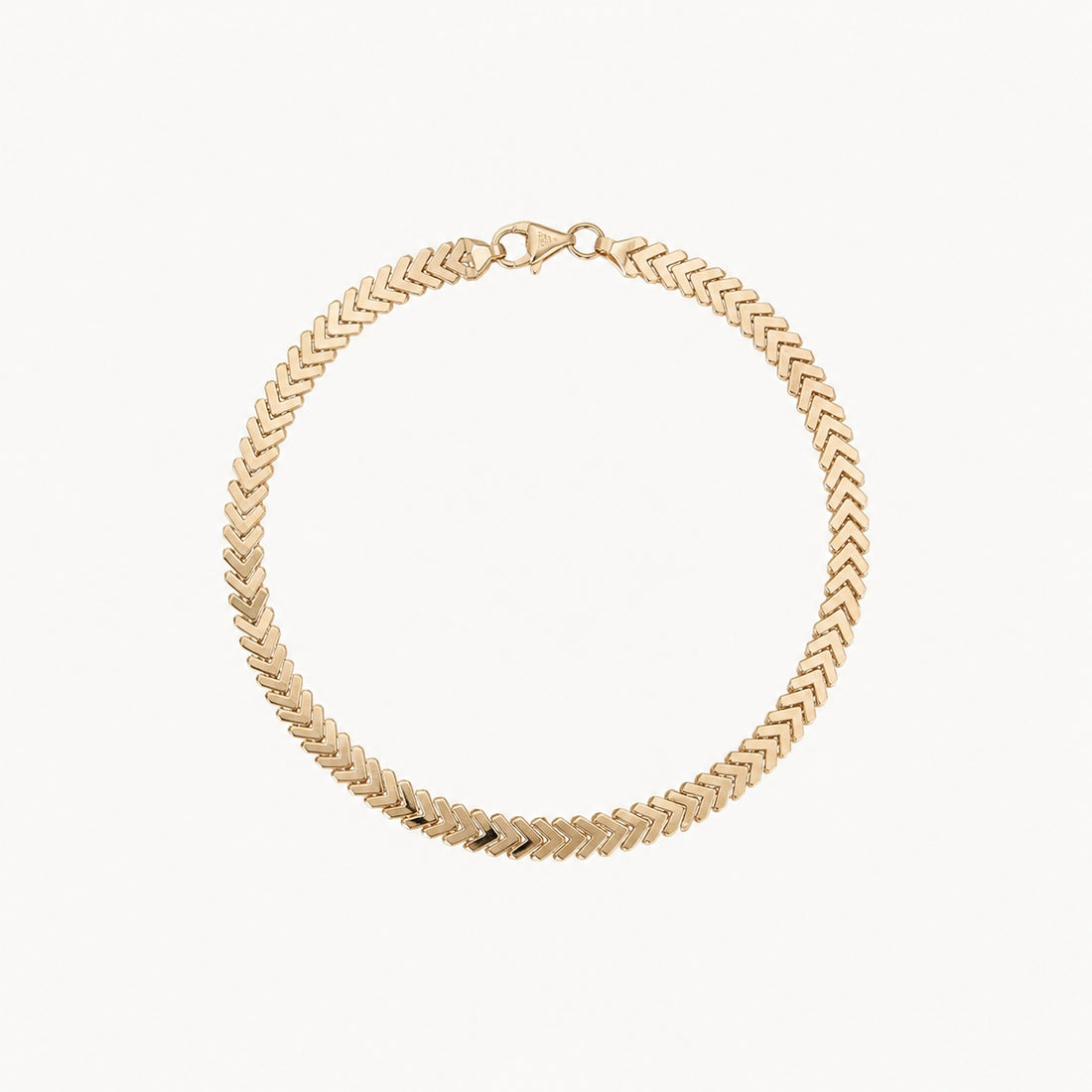 Gold Chevron Bracelet