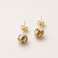 Tricolor Love Knot Stud Earrings