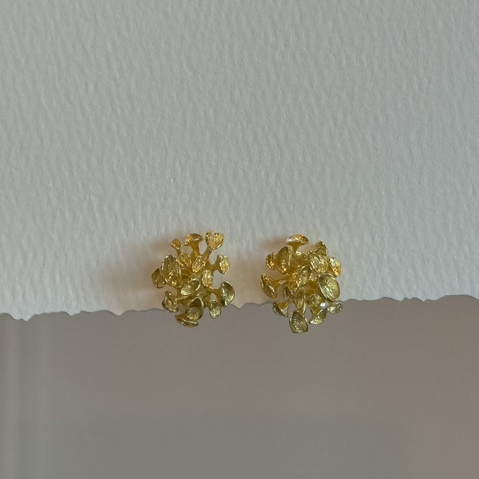 Gold Vermeil Flower Stud