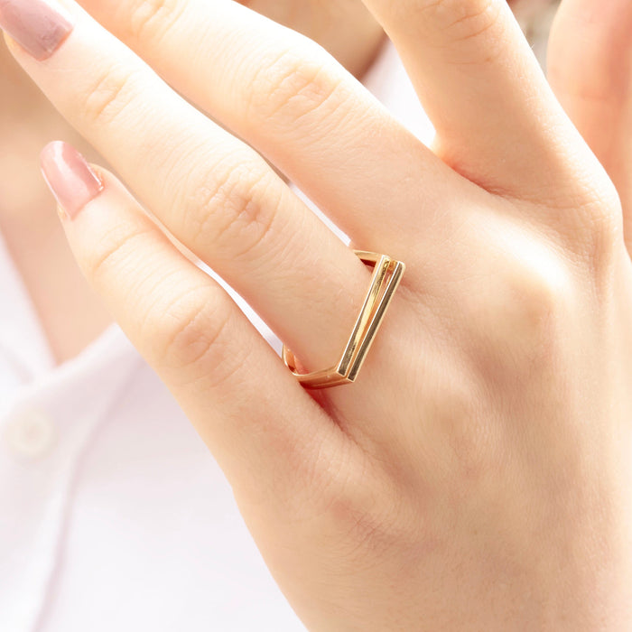 14k Dainty Stackable Gold Ring