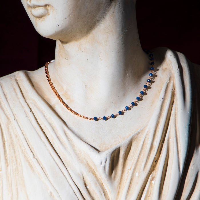 Dainty Lapis Lazuli Vermeil Necklace
