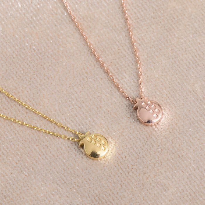 Gold Pomegranate Necklace
