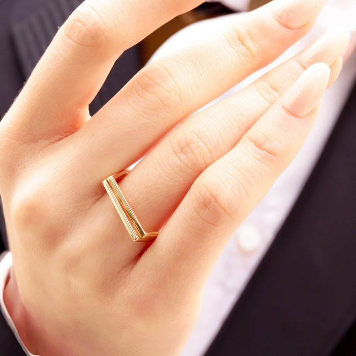 14k Dainty Stackable Gold Ring