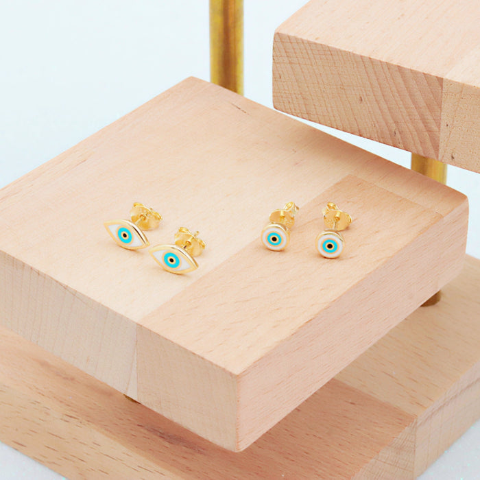 Evil Eye Stud Earrings