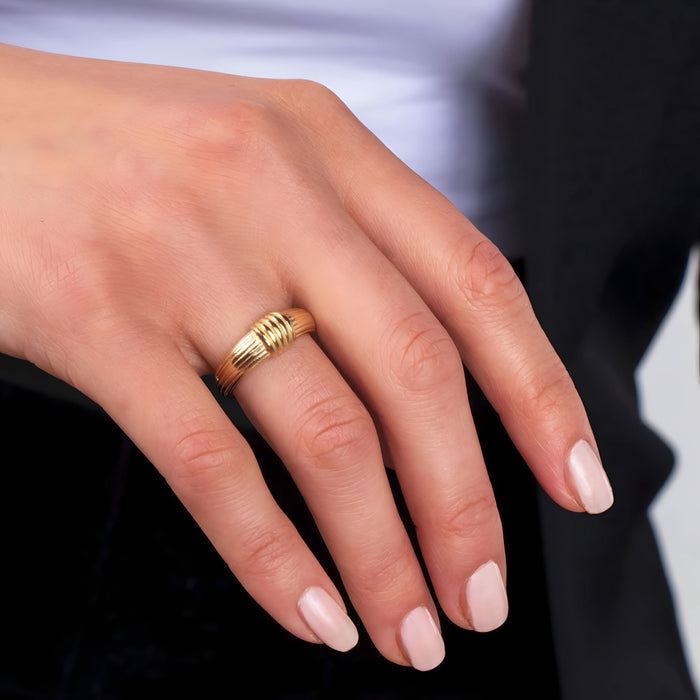 Gold Vermeil Knot Ring