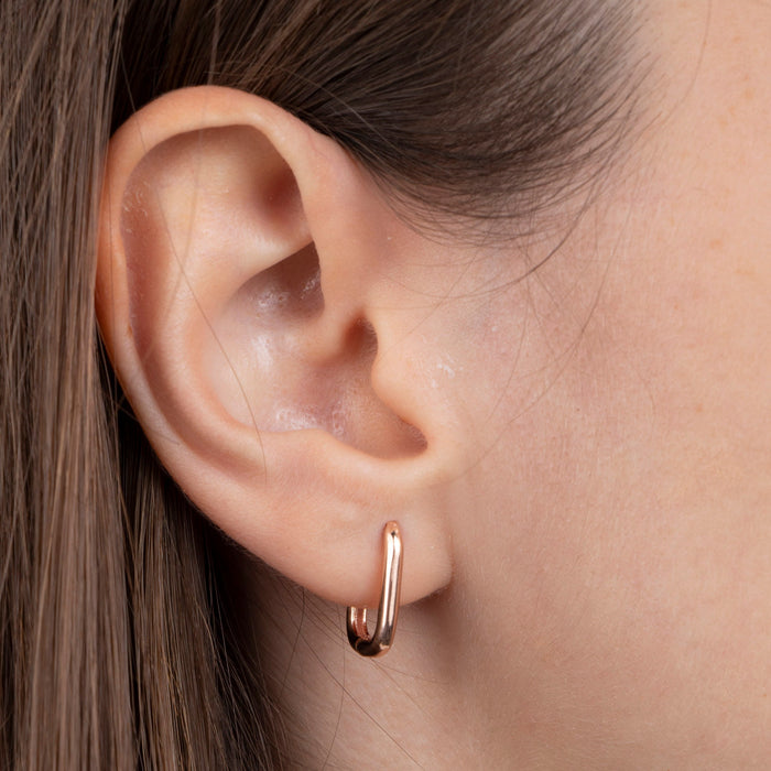Tiny 14k Gold Vermeil Hoop Earrings