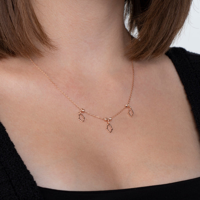 Hamsa Hand of Fatima Necklace