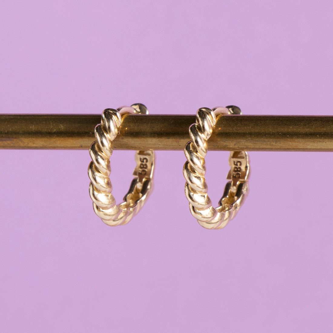 Twisted Hoop Earrings