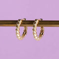 Twisted Hoop Earrings