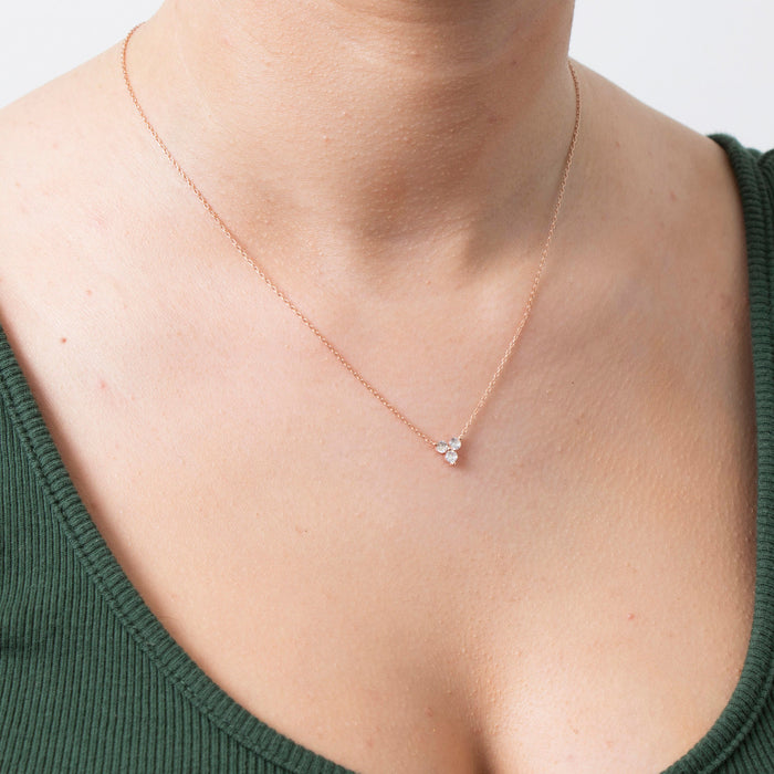 Dainty 14k Gold Vermeil Trio Necklace
