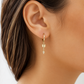 14K Solid Gold Huggie Hoop Earrings