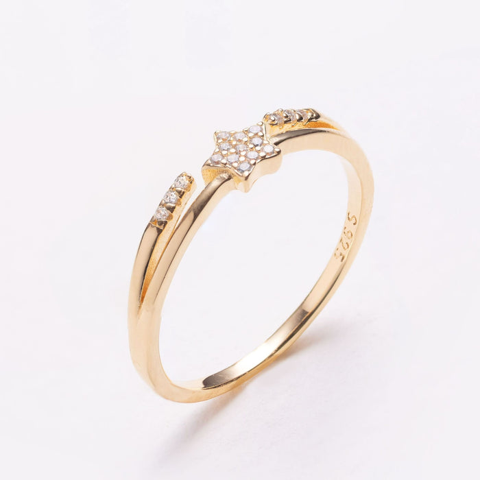 Gold Star Ring