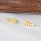Leaf Stud Earrings