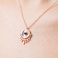 Evil Eye Sunburst Necklace