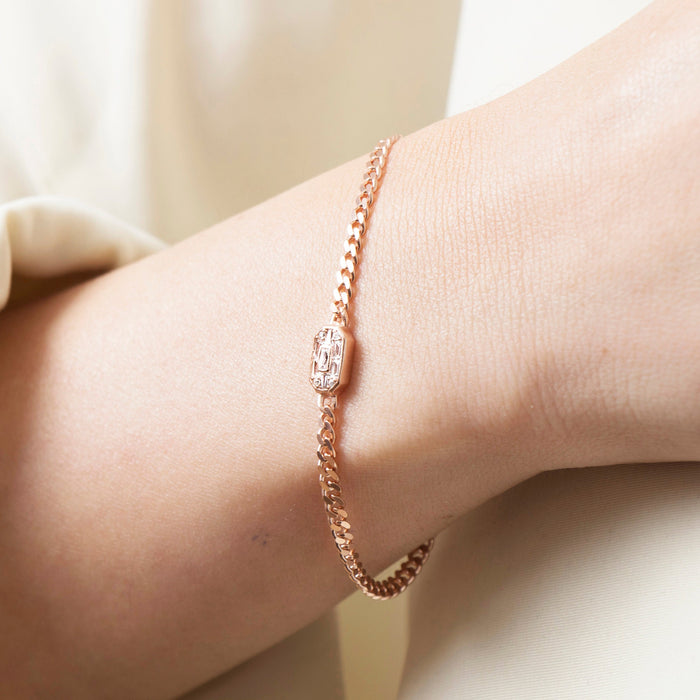 Dainty Baguette CZ Bracelet