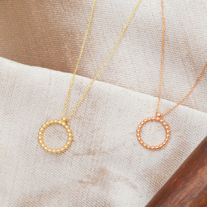 Beaded Circle Necklace