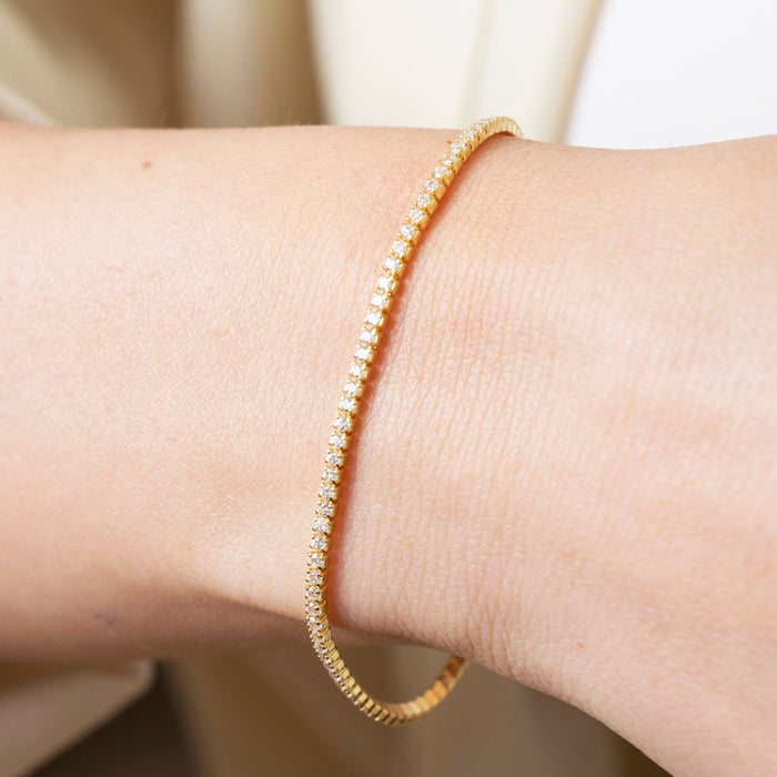 Cubic Zirconia Tennis Bracelet