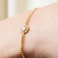 Cubic Zirconia Solitaire Bracelet