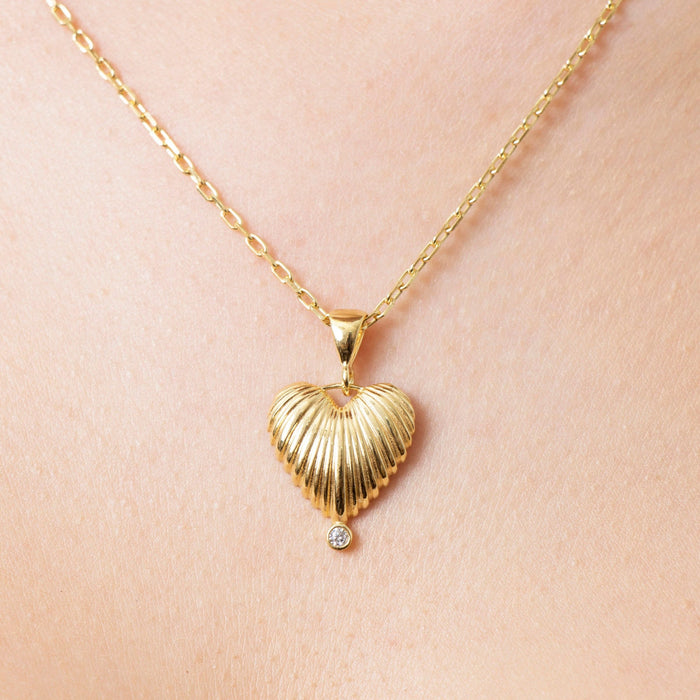 Dainty Minimalist Heart Necklace