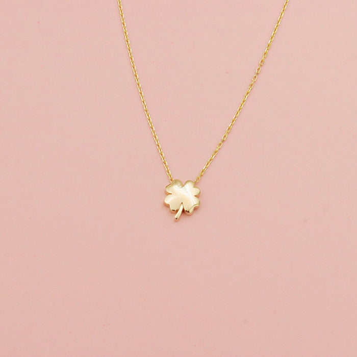 Gold Filled Four Leaf Clover Necklace