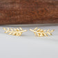 Leaf Stud Earrings