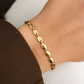 Gold Oval Link Bracelet