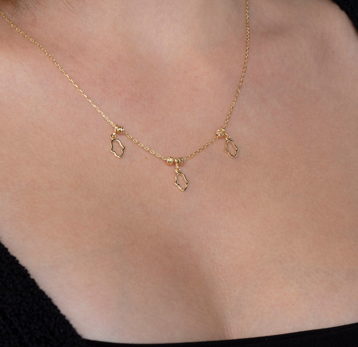 Hamsa Hand of Fatima Necklace