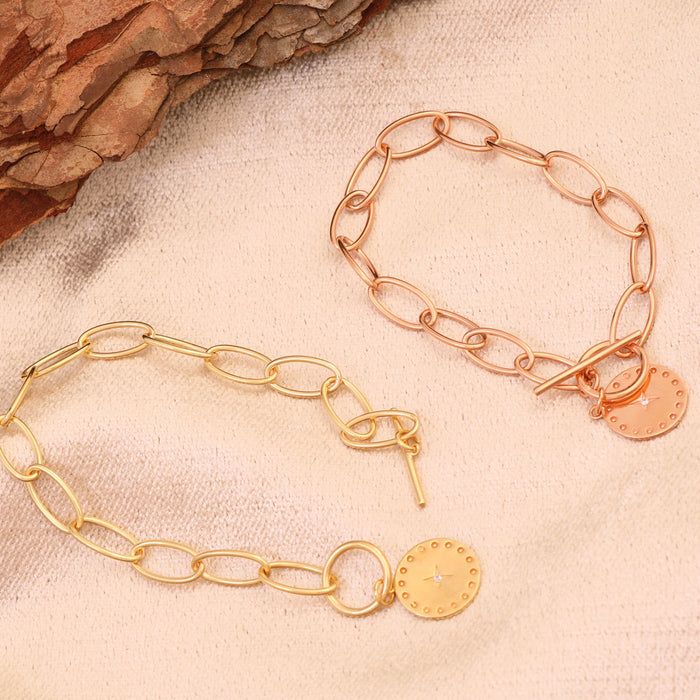 Gold Toggle North Star Bracelet