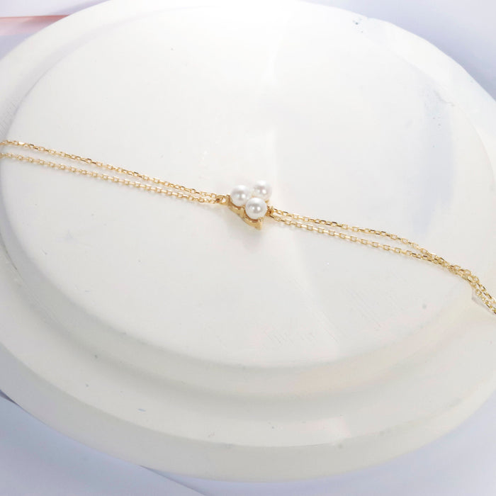 Triple Pearl Bracelet