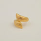 Gold Croissant Ring