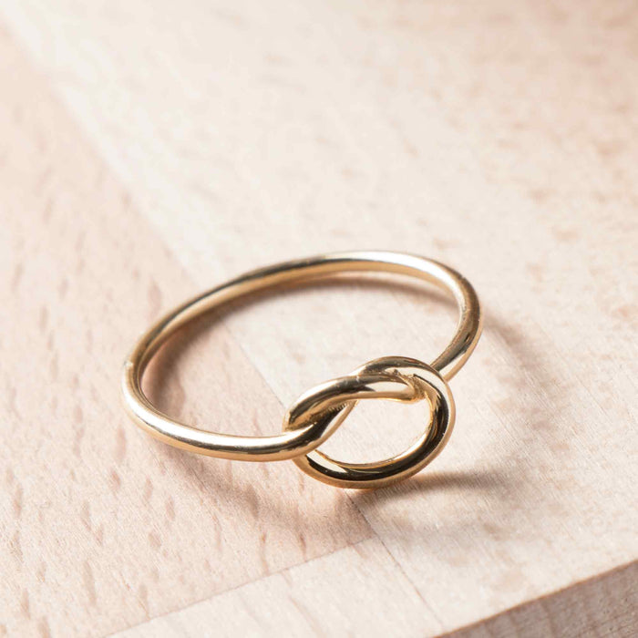 14k Gold Love Knot Ring