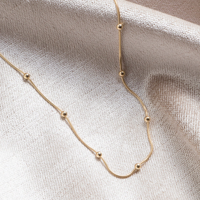 Gold Satellite Necklace