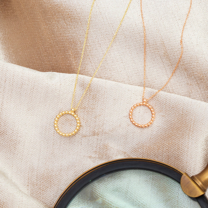 Beaded Circle Necklace