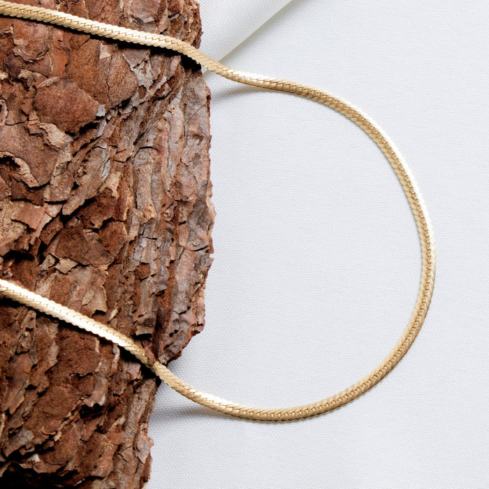 14k Gold Vermeil Curb Chain Necklace
