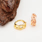 Sleek Bold Gold Chain Ring